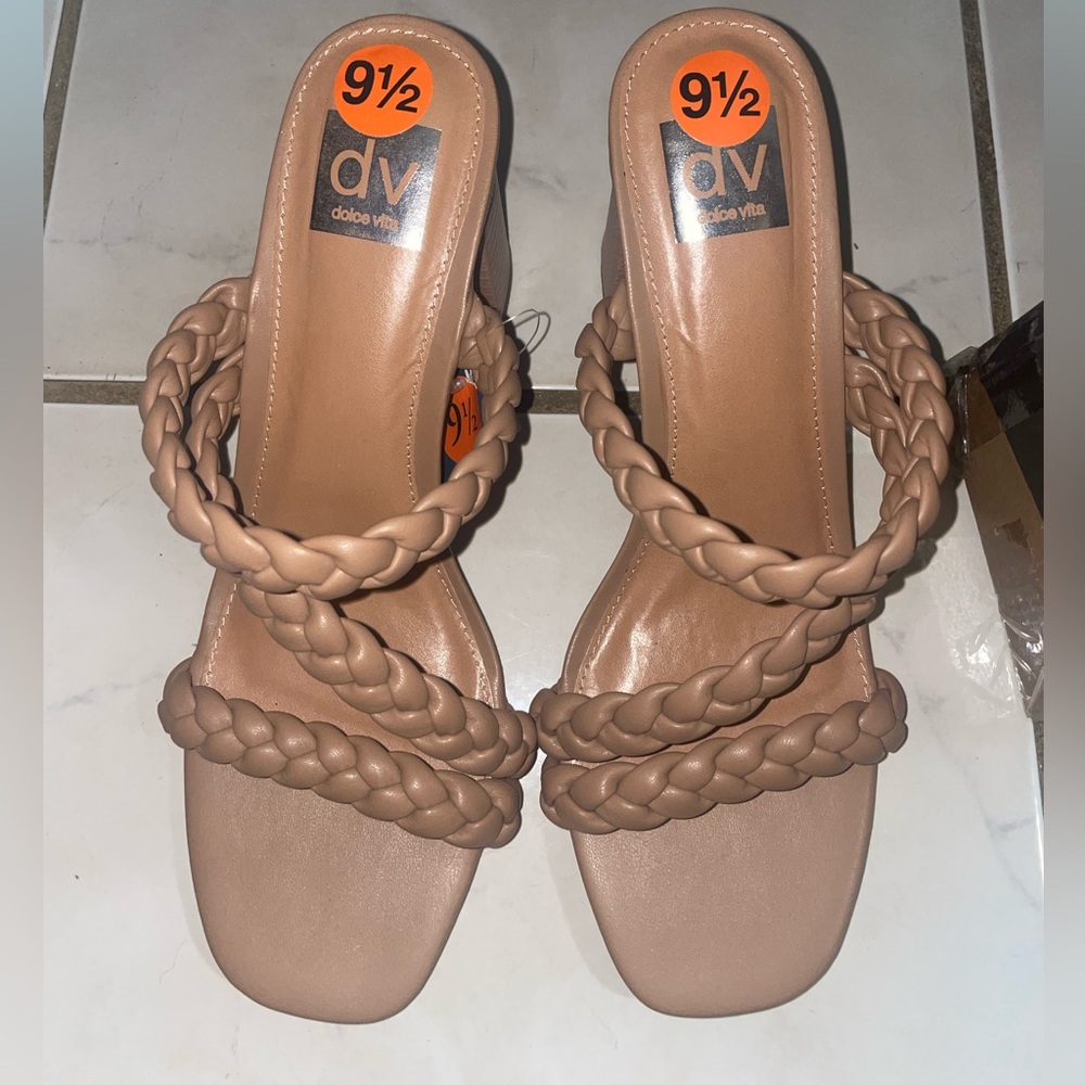 DOLCE VITA BRAIDED HEEL SANDAL - Picture 2 of 3